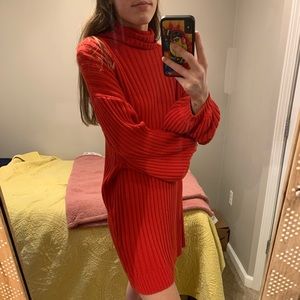 Oversized sweater dress